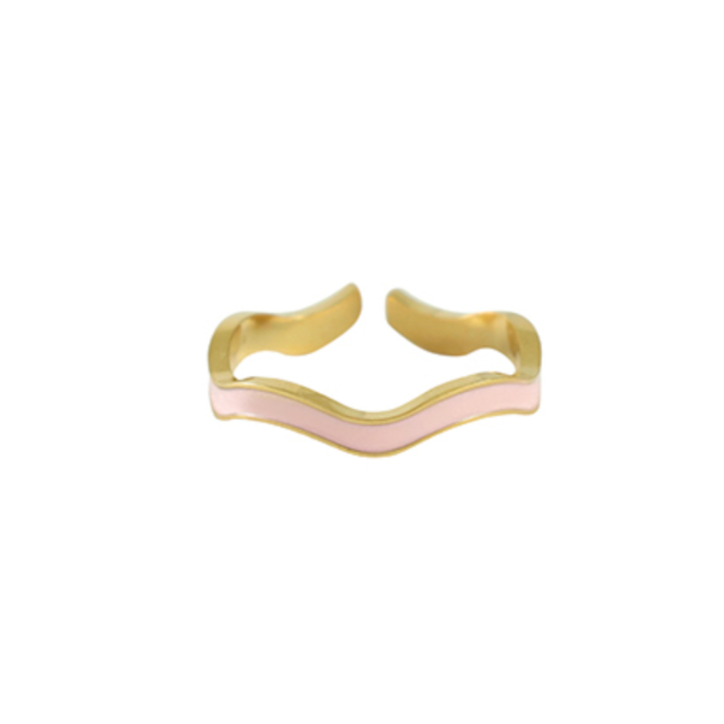 WAVY ring - Pink