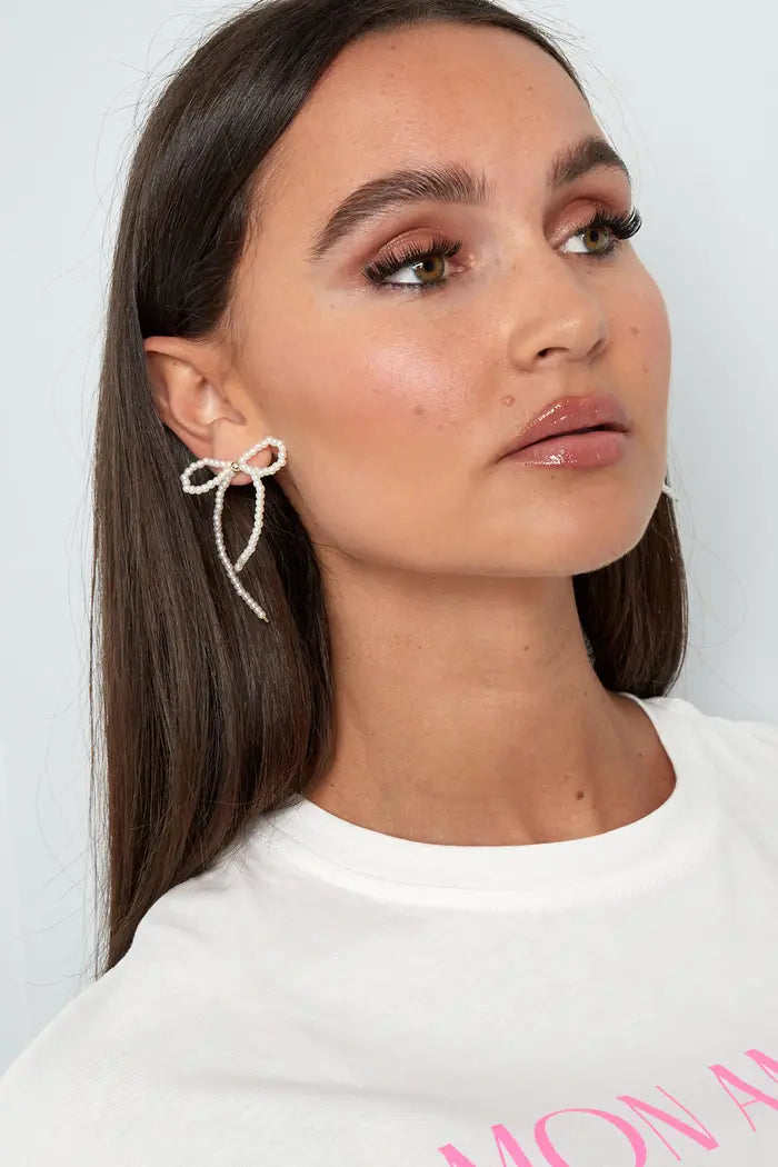 PEARL BOW Earrings