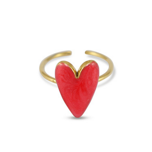 HEART Ring - Red
